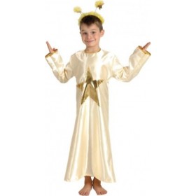 Fun Fashion Χριστουγεννιάτικη Παιδική Στολή Αστέρι Κίτρινη