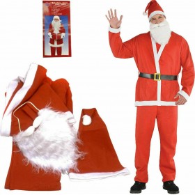 Χριστουγεννιάτικη Στολή Άγιος Βασίλης Κόκκινη Χριστουγεννιάτικη Στολή Άγιος Βασίλης Κόκκινη