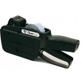 Open C8 Μηχανικός Ετικετογράφος Χειρός Μονός σε Μαύρο Χρώμα