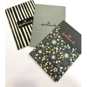 Hallmark Σημειωματάριο Stripes Ριγέ 80 Φύλλα A5 3τμχ