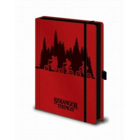 Pyramid International Σημειωματάριο Ριγέ με Λάστιχο και Θήκη για Στυλό A5 Stranger Things Upside Down Premium