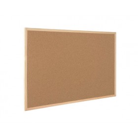 Πίνακας φελλού 30x40 1 όψεων ξύλινη κορνίζα