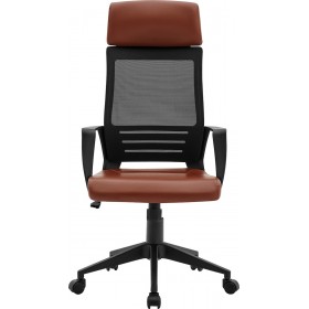 Καρέκλα Διευθυντική με Ανάκλιση Bf2500 Μαύρο - Καφέ WoodwellΚωδικός: ΕΟ607,3 
