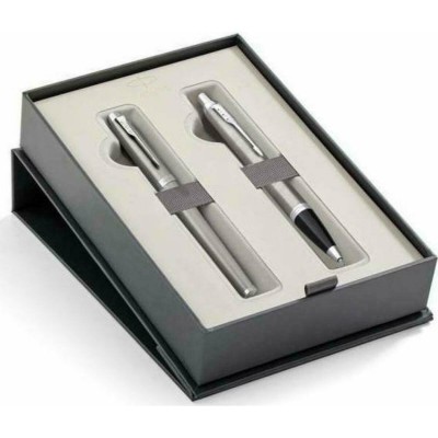 Parker I.M Σετ Στυλό Stainless Steel CT