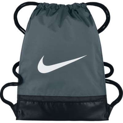 Nike Brasilia Unisex Τσάντα Πλάτης Γυμναστηρίου ΓκριΚωδικός: BA5338-064 