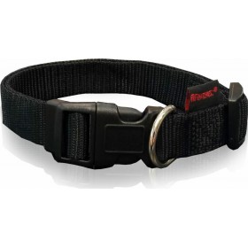 Pet Interest Plain Line Κολάρο Σκύλου σε Μαύρο χρώμα Large 2,5x47-70cm