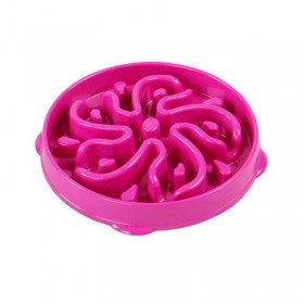 Pawise Flower Large Μπολ Αργού Ταΐσματος Mωβ 27cm