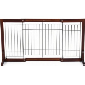 Pawhut Ξύλινο Πτυσσόμενο Προστατευτικό Πλέγμα για Κατοικίδια 100x32x53 εκ.