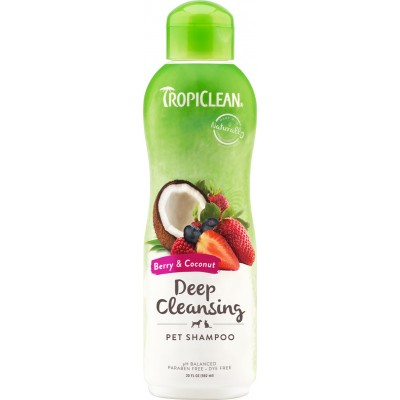 Tropiclean Berry &amp Coconut Σαμπουάν Σκύλου Deep Cleaning 592ml