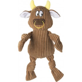 Pawise Fluffy Cow Παιχνίδι Σκύλου Λούτρινο με Ήχο Καφέ 28x23x6.5cm