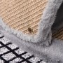 Pawhut Ονυχοδρόμιο Κρεβάτι Γάτας με Σχοινί Σιζάλ 60x32x34cm