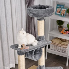 Pawhut Δέντρο Γάτας - Ονυχοδρόμιο 60x154x40cm