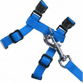 Pawise Σαμαράκι Γάτας Small με Οδηγό 14.5-25/18-30cm Μπλε