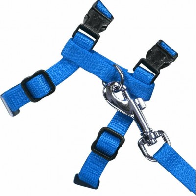 Pawise Σαμαράκι Γάτας Small με Οδηγό 14.5-25/18-30cm Μπλε
