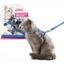 Pawise Σαμαράκι Γάτας Small με Οδηγό 14.5-25/18-30cm Μπλε
