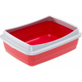 Ferplast Τουαλέτα Γάτας Tray Nip Plus 20 Κόκκινη 55x40x17.5cm