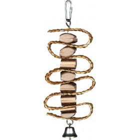 Trixie Παιχνίδι Πτηνών Κρεμαστό με Κορδέλα από Καλάμι 21cm