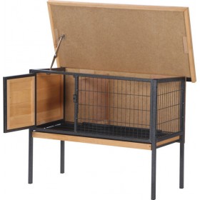 Pawhut Μεταλλικό Κλουβί Εξωτερικού Χώρου για Κατοικίδια 91.5x45x70cm Pawhut Μεταλλικό Κλουβί Εξωτερικού Χώρου για Κατοικίδια 91.5x45x70cm