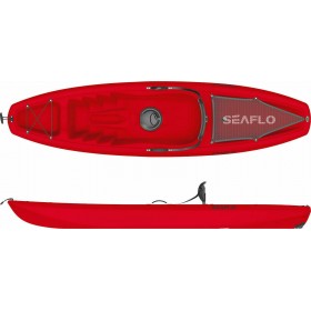 Seaflo SF-1003 SF1003.032C Πλαστικό Kayak Θαλάσσης 1 Ατόμου Κόκκινο