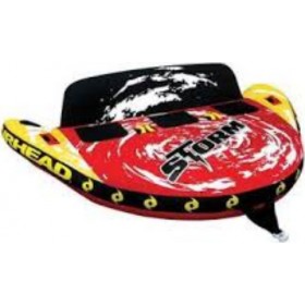 Kwik Tek AHST3 Airhead Storm III.Triple Rider Inflatable Towable Lake Tube Kwik Tek AHST3 Airhead Storm III.Triple Rider Inflatable Towable Lake Tube