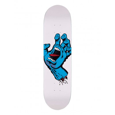 SANTA CRUZ Skate Deck DECK SCRAEMIHG HAND WHITE - WHITE-SCR-SKD-2334-321-WHITE