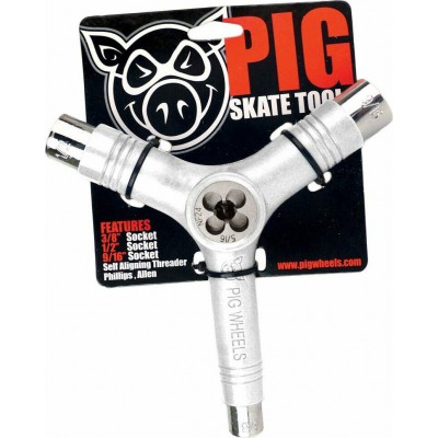 Pig Wheels Pig Tool White