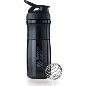 Blender Bottle Sportmixer Shaker Πρωτεΐνης 820ml Πλαστικό ΜαύροΚωδικός: BB009 