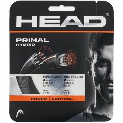 Head Primal Hybrid Χορδή Τένις Μαύρη Φ1.30mmΚωδικός: 281017 