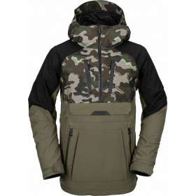 Volcom Brighton Pullover G0652106-ARM Ανδρικό Μπουφάν για Σκι &amp Snowboard Πράσινο