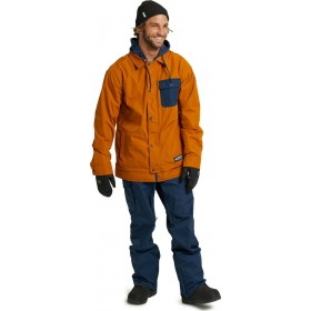 Burton Dunmore 13067106200 Ανδρικό Μπουφάν για Σκι &amp Snowboard Πορτοκαλί