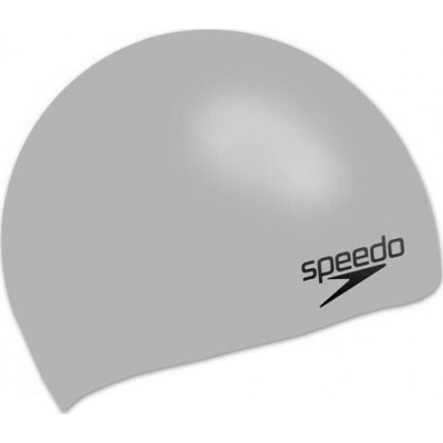 Speedo Plain Moulded Σκουφάκι Κολύμβησης Ενηλίκων από Σιλικόνη ΓκριΚωδικός: 70984-9086U 