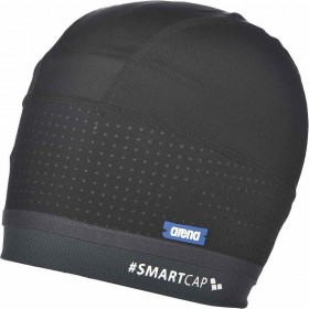 Arena Smartcap Σκουφάκι Κολύμβησης Ενηλίκων από Πολυεστέρα ΜαύροΚωδικός: 001076-500 