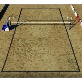 Γραμμές Beach Volley 4cm (Μπλε Σκούρο)