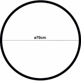 Reinhart 97170 Στεφάνι Ρυθμικής με Διάμετρο 70cm Μαύρο Reinhart 97170 Στεφάνι Ρυθμικής με Διάμετρο 70cm Μαύρο