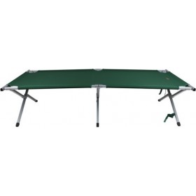 Campus 161-5144 Κρεβάτι/Ράντζο Εκστρατείας Μονό Αλουμινίου Πράσινο 210x80cm