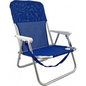 Ankor Καρεκλάκι Παραλίας με Σκελετό Αλουμινίου σε Μπλε ΧρώμαΚωδικός: 805426 