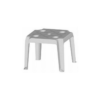 Zita Plus 02-0302 Τραπέζι Camping Λευκό 44x44x38cm