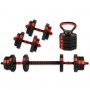 EB-Fit Αλτήρες Σετ με Μπάρα Συνολικού Βάρους 15kgΚωδικός: 1039190 