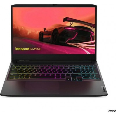 Lenovo IdeaPad Gaming 3 15ACH6 15.6" (Ryzen 5-5600H/16GB/512GB SSD/GeForce RTX 3050/FHD/W10 Home) Shadow Black (GR Keyboard)