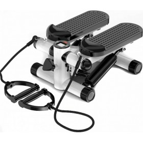 Mini Stepper με Λάστιχα Εκγύμνασης και LCD Οθόνη