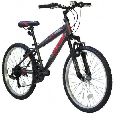 Alpina Alpha S Suspension 26" 2021 Γκρι Mountain Bike με 21 Ταχύτητες