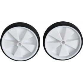 Βoηθητικές ρόδες λευκές χωρίς μπράτσο