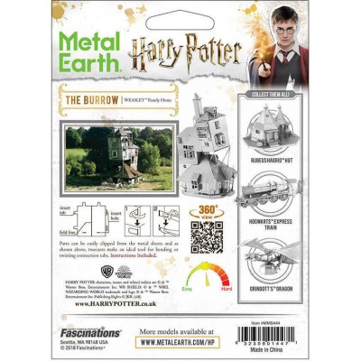 Fascinations Metal Earth Harry Potter: The Burrow Model Kit