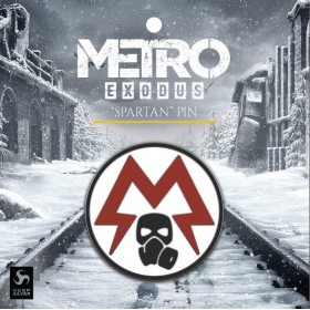 Gaya Entertainment Metro Exodus - Spartan Logo Pin