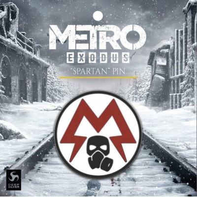 Gaya Entertainment Metro Exodus - Spartan Logo Pin