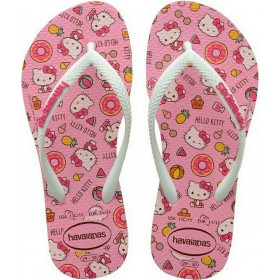 Havaianas Παιδικές Σαγιονάρες Flip Flops για Κορίτσι Λευκές Hello KittyΚωδικός: 4145748-5217 
