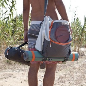 TerraNation Ika kopu 21.5 Lt Υφασμάτινη Τσάντα Θαλάσσης Αδιάβροχη Πορτοκαλί