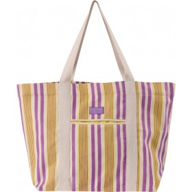 Funky Buddha Υφασμάτινη Τσάντα Θαλάσσης με Ρίγες