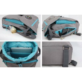 Maui &amp Sons Υφασμάτινη Τσάντα Θαλάσσης Πλάτης Αδιάβροχη Γκρι