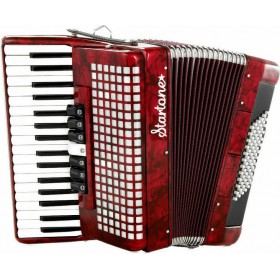 Startone Piano Accordion 72 Red Startone Piano Accordion 72 Red